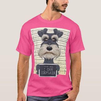 Funny Miniature Schnauzer Dad I Miniature Schnauze T Shirt
