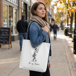 Funny  minimalist simple make it diy  tygkasse