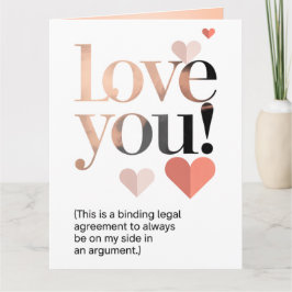 Funny Minimalist Your Mine Valentine's Day  Kort