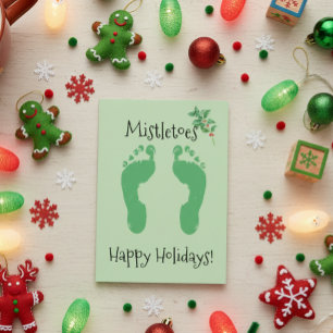 Funny Mistletoes-Helgdag Helgkort