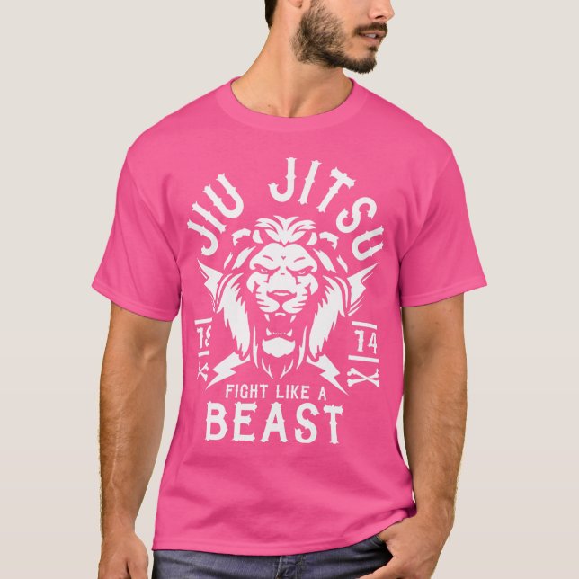 Funny Mma Bjj Martial Arts Sports Jiu Jitsu T Shirt (Framsida)