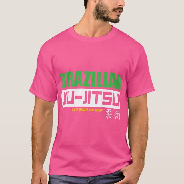 Funny Mma Bjj Martial Arts Sports Jiu Jitsu T Shirt (Framsida)