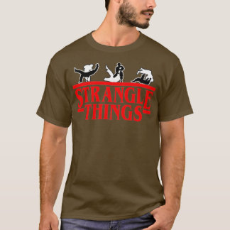 Funny MMA BJJ Strangle Sak Brazilian Jiu Jitsu T Shirt
