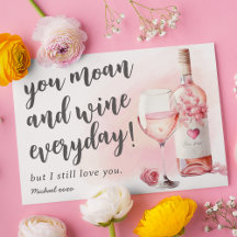 Funny Moan och Vin Valentines day
