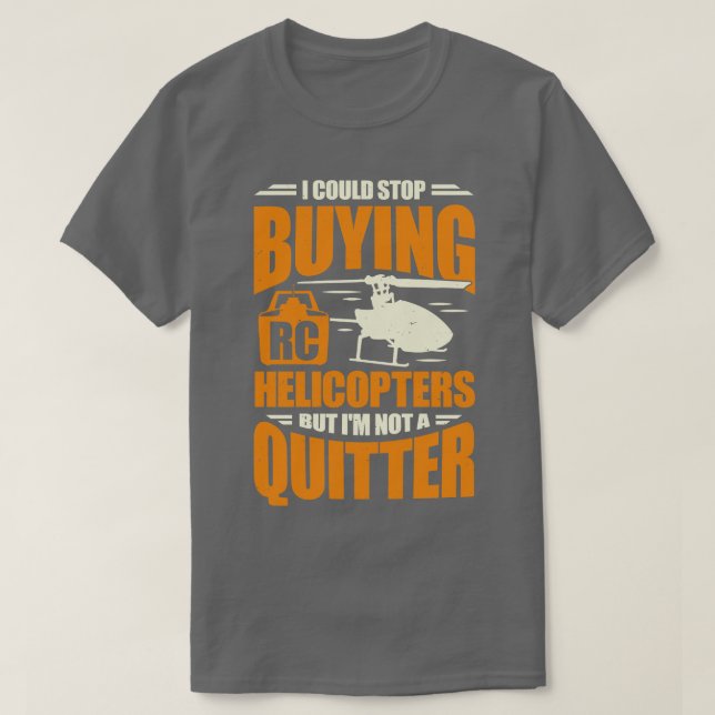 Funny modell RC Helicopter Chopper Pilot Gift T Shirt (Design framsida)
