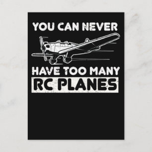 Funny modellpilot för luftfartyg RC Flygplan Vykort