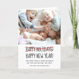 Funny Modern Gott nytt år Helgdag Card Helgkort