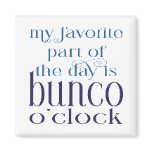 Funny Modern Typography Bunco