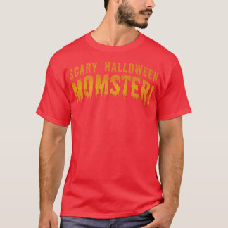 Funny Mom Monster Momster Halloween Costume T Shirt