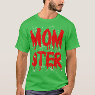 Funny Momster Dadcula Halloween Pappa Dracula Cost T Shirt