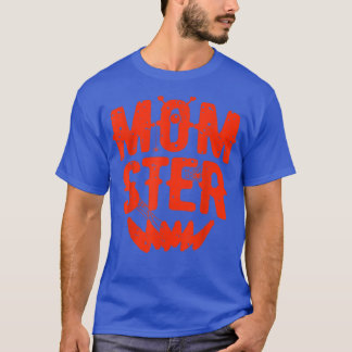 Funny Momster Halloween Family Mom Matching Costum T Shirt