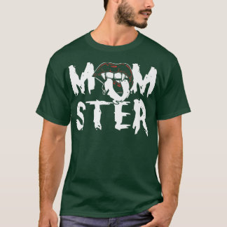 Funny Momster Halloween Mamma Costume Family Match T Shirt