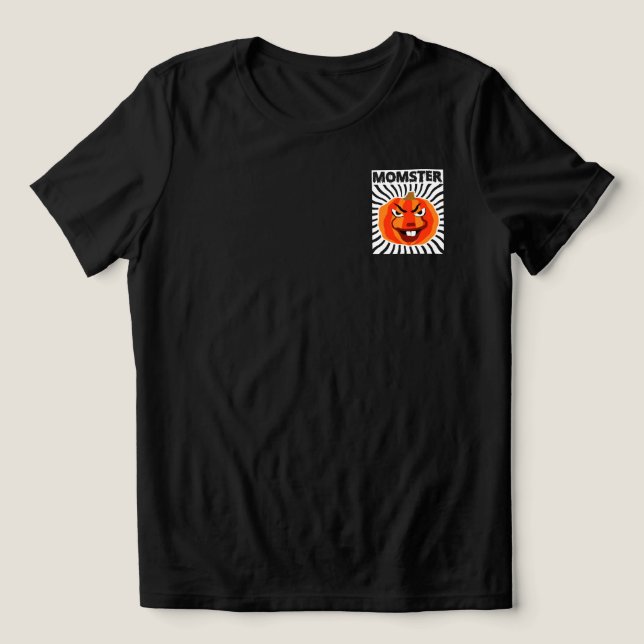 Funny Momster Halloween T-Shirt 🎃 Spooky Mamma Hu (Design Framsida)