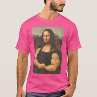 Funny Mona Lisa Bodybuilding T Shirt