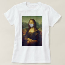 Funny Monalisa Wears Coronavirus Frasmask