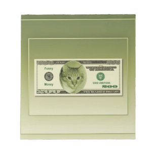 Funny Money Anteckningsblock
