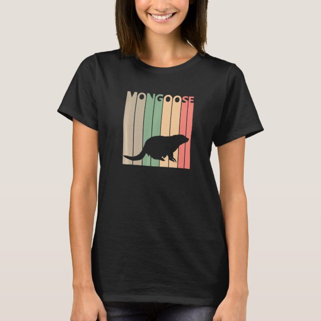 Funny Mongoose Costume T Shirt (Framsida)