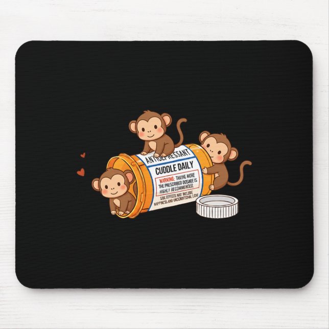 Funny Monkey Anti Depressant Zoo Boys Girls Kids P Musmatta (Framsidan)