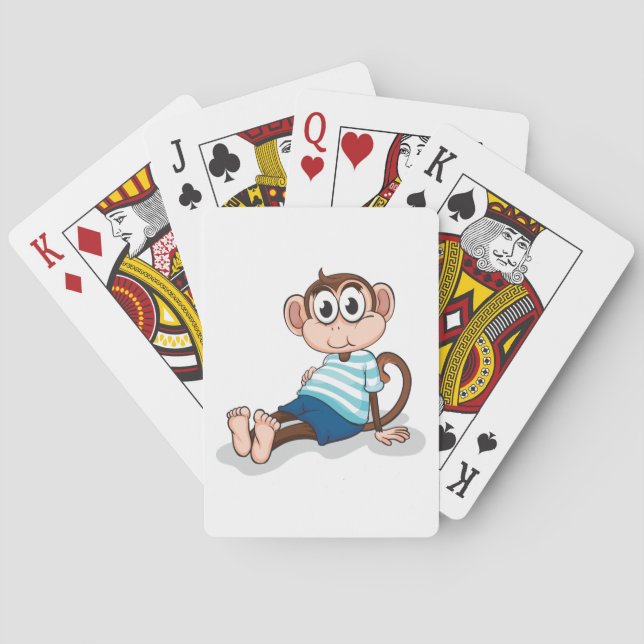 Funny Monkey Casinokort (Baksidan)