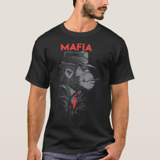 Funny Monkey Gorilla Mafia T Shirt