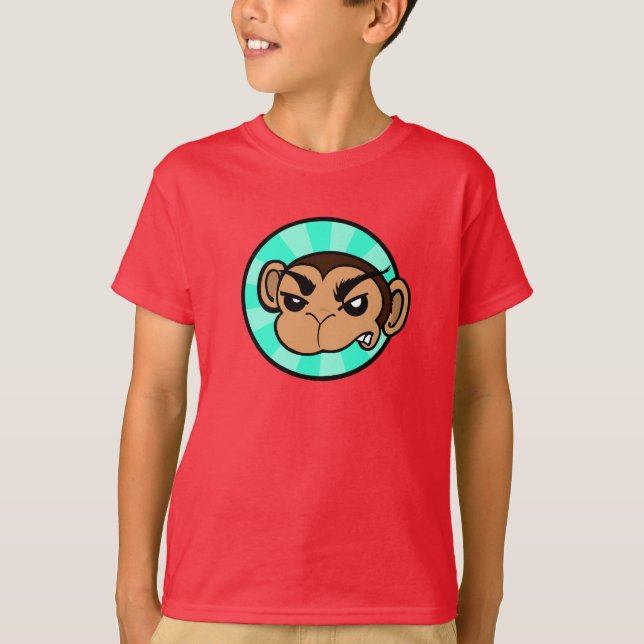 FUNNY MONKEY KIDS T-SHIRT (Framsida)