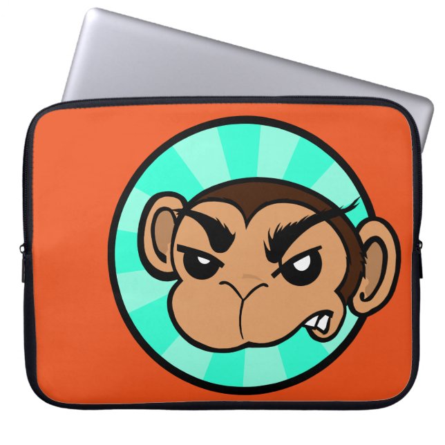 FUNNY MONKEY LAPTOP SLEEVE (Framsidan)