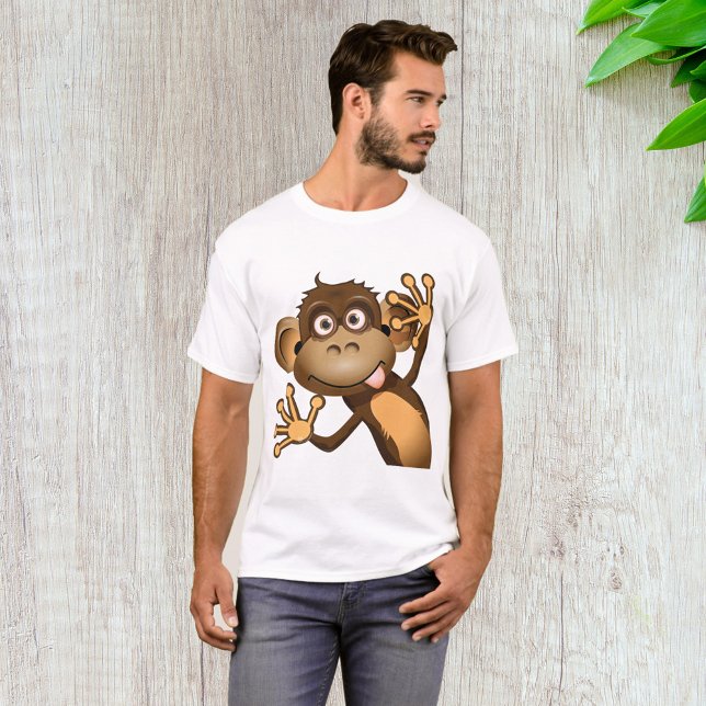 Funny Monkey Manar T-Shirt (Skapare uppladdad)