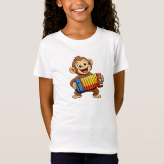 Funny Monkey Music Design T Shirt