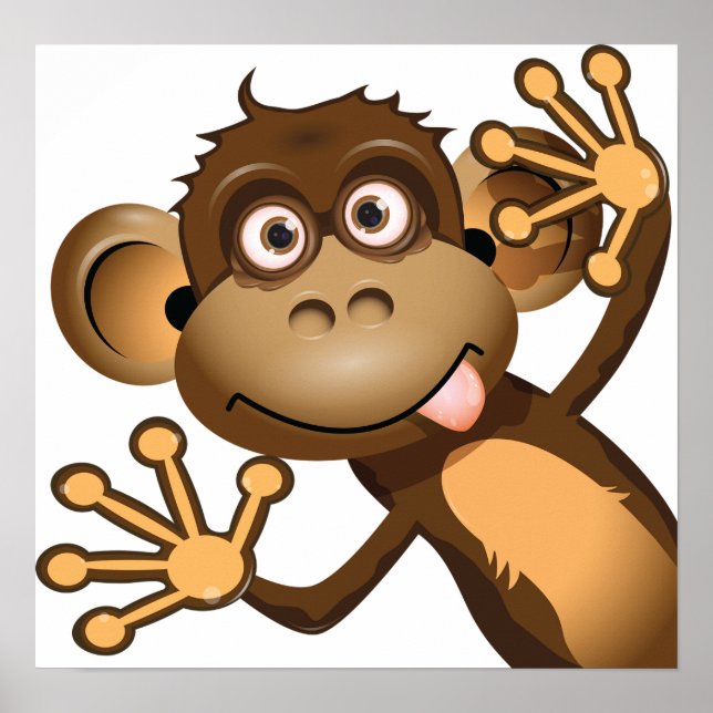 Funny Monkey Poster (Framsidan)