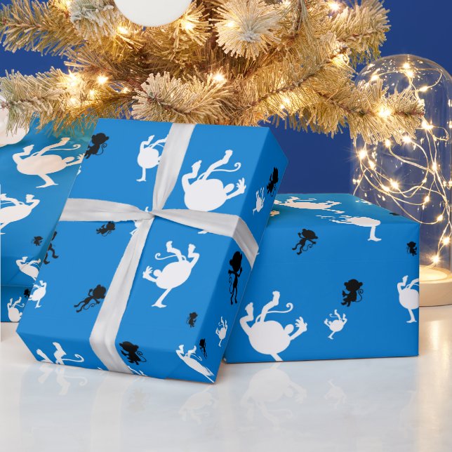 Funny Monkey Presentpapper (Helgdagar)