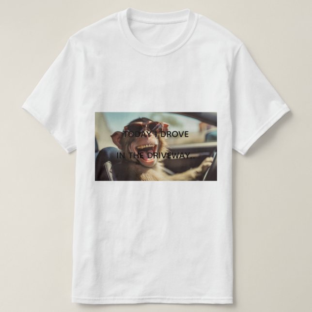 Funny Monkey TSHIRT T Shirt (Design framsida)