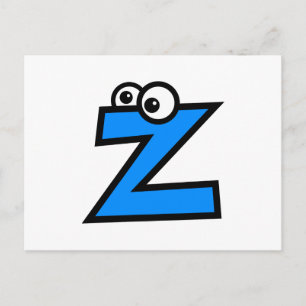 Funny Monogram Brev Z Vykort
