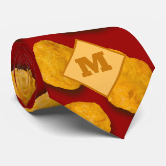 Funny Monogrammed Chicken Nugget Mönster Gag Gift Slips