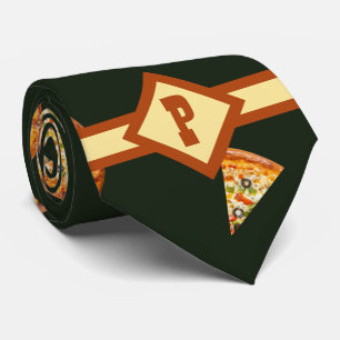 Funny Monogrammed Pizza Mönster Gag Gift Slips