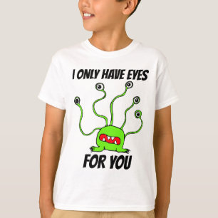 FUNNY MONSTER ALIEN BOYS T-SHIRTS 'ÖGON 4 DU'