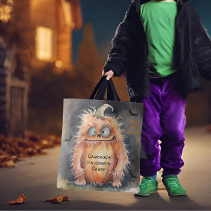 Funny Monster Halloween Candy Tygkasse