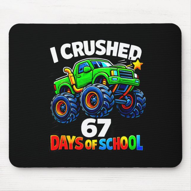Funny Monster Truck Six Seven Meme Boys Kids Schoo Musmatta (Framsidan)