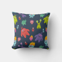 Funny Monsters Dekorativ kudde