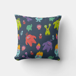 Funny Monsters Dekorativ kudde