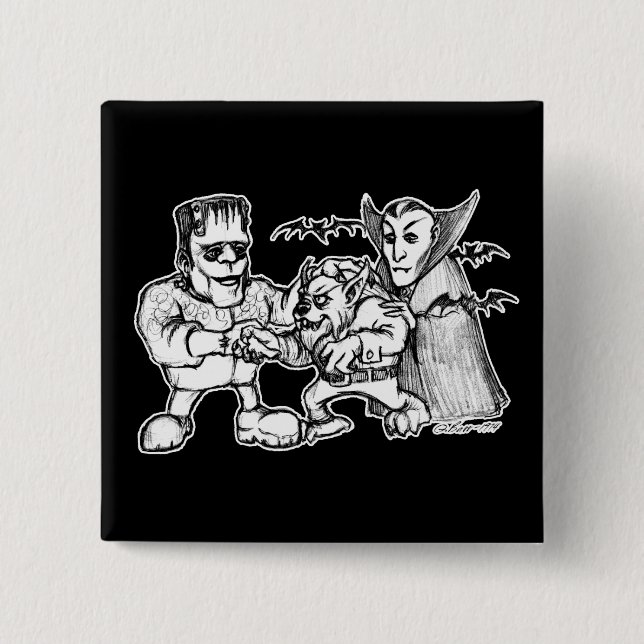 Funny Monsters Knapp (Framsida)