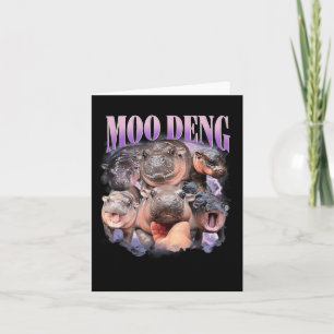 Funny Moo-deng Baby Pygmy Hippo Cute Zoo for Famil Kort