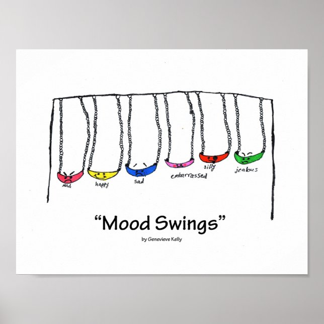 Funny Mood Swings Poster (Framsidan)
