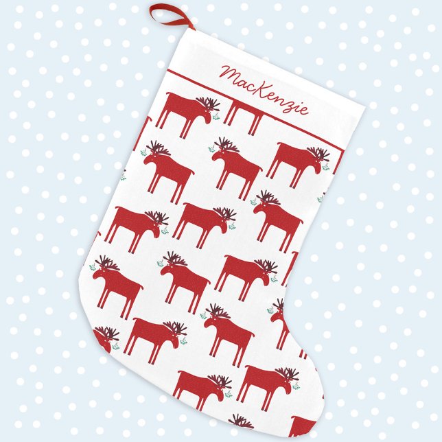 Funny Moose-eget namn Liten Julstrumpa (Skapare uppladdad)