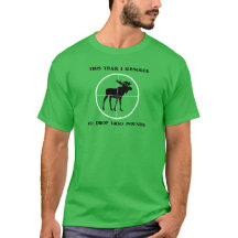 Funny Moose Hunting - Manar Basic T-shirt