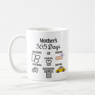 Funny Mor, 365 dagar av uppgiftskaffe Mugg