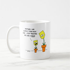Funny Mor-dotter Humor Gult Tulips Kaffemugg