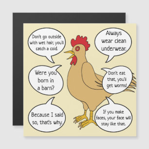 Funny Mor Hen Advice Mors dag