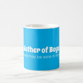 Funny Mor i Boys Bright Blue Coffee Mugg
