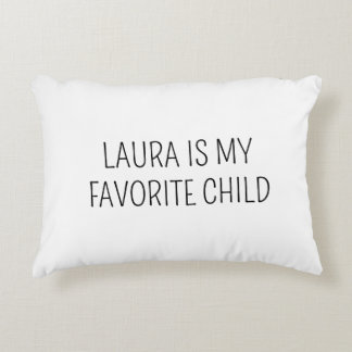 Funny Mor Pillow, Funny Far Gift, Favorite C Prydnadskudde