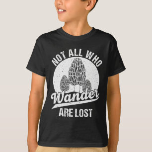 Funny Morel Mushroom Gift Foraging Mushroom Huntin T Shirt